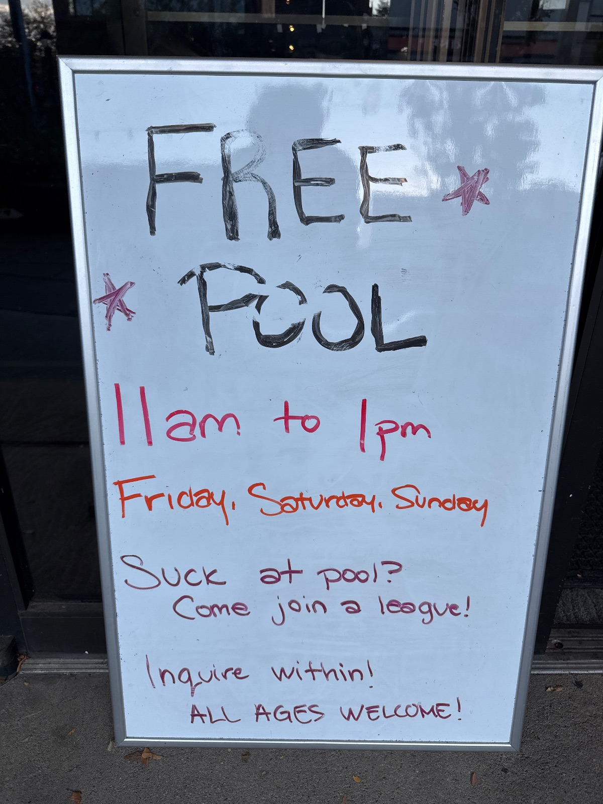 Pharaoh’s American Grill and Billiards 380 Main st. Longmont Billiards deal in Longmont