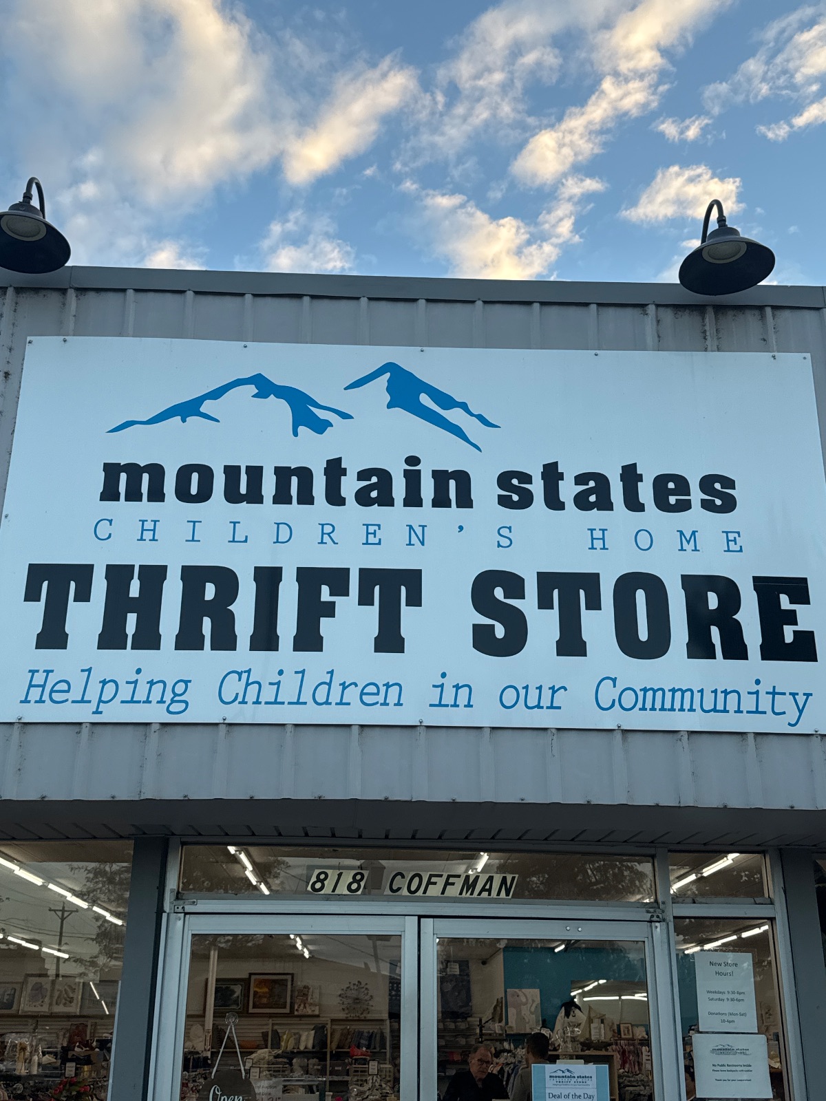 Mountain States Children's Home Thrift Store Thrift Stores deal in Longmont