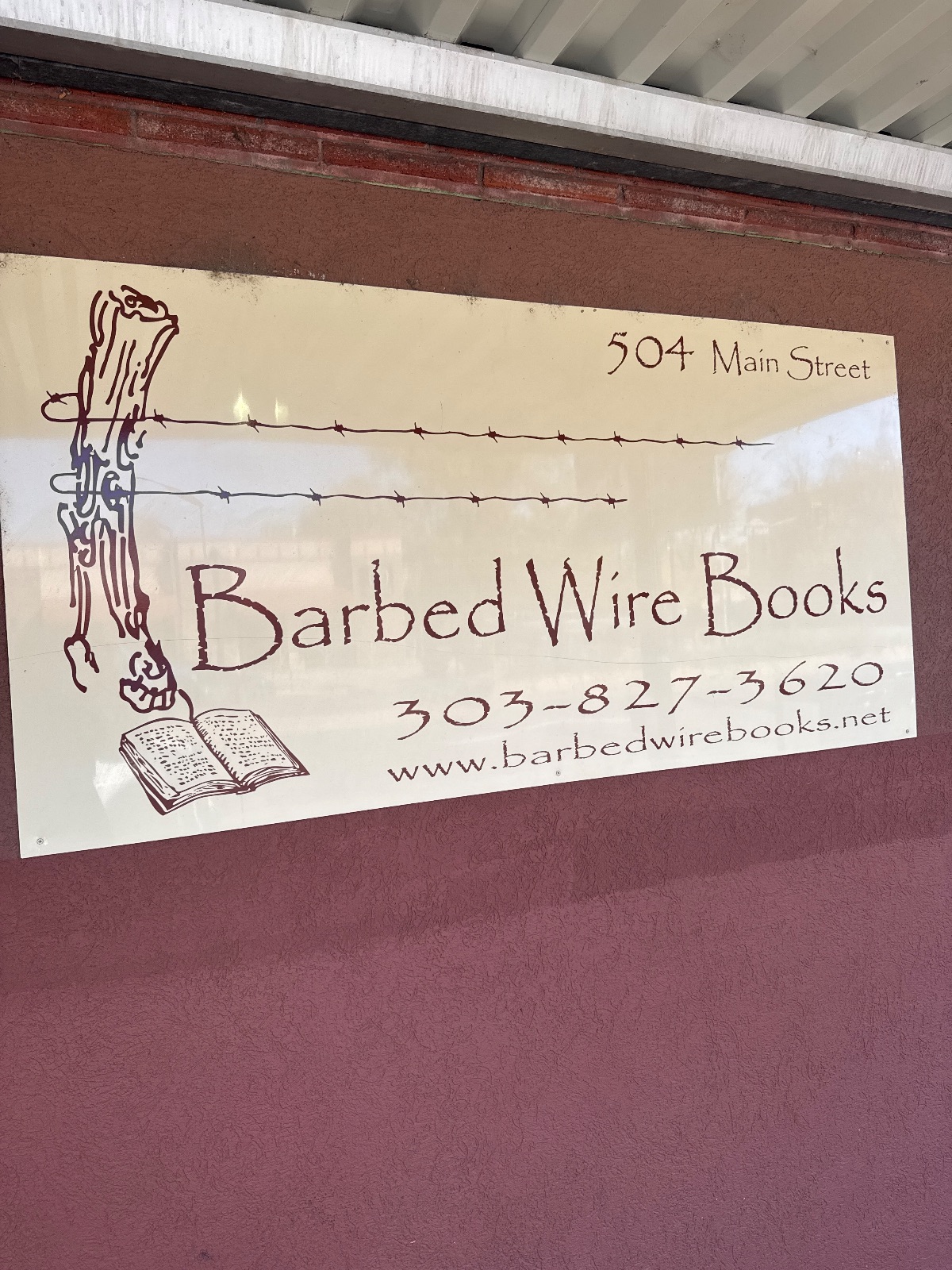 Barbed Wire Books teacher discount in Longmont