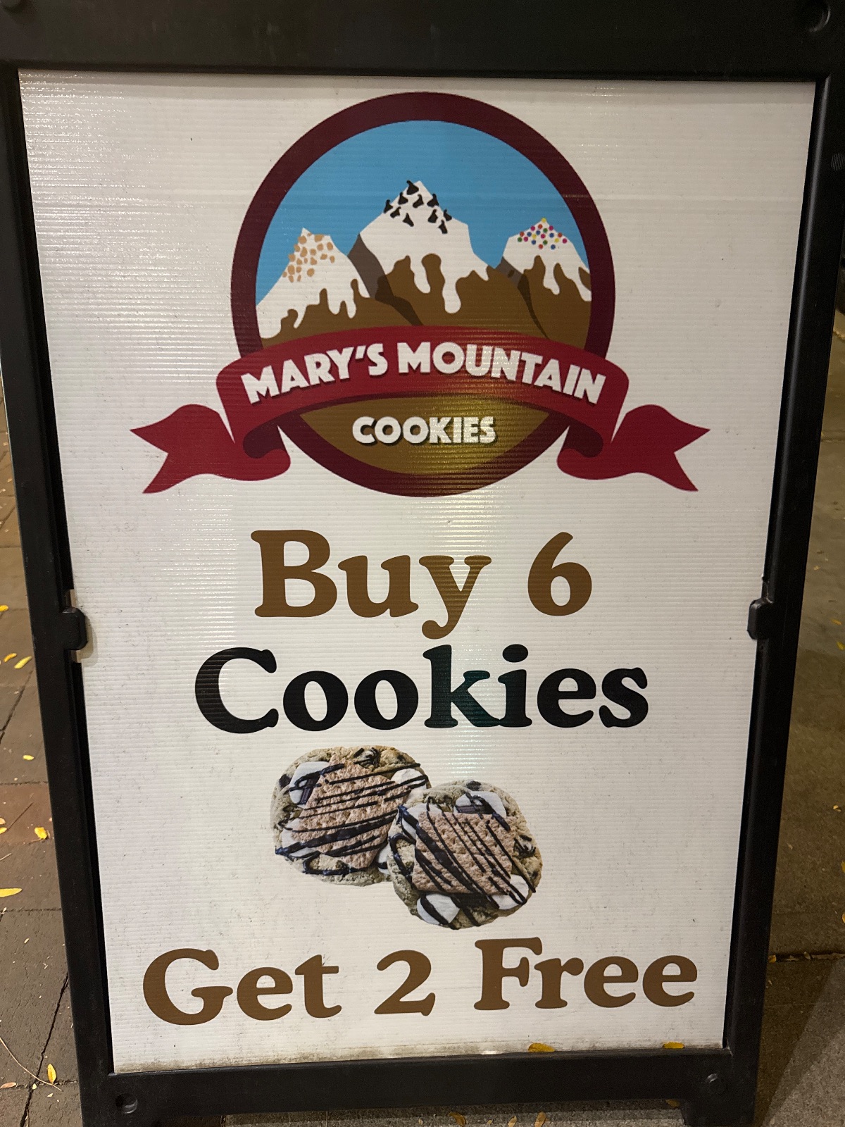 Mary's Mountain Cookies Cookies deal in Longmont