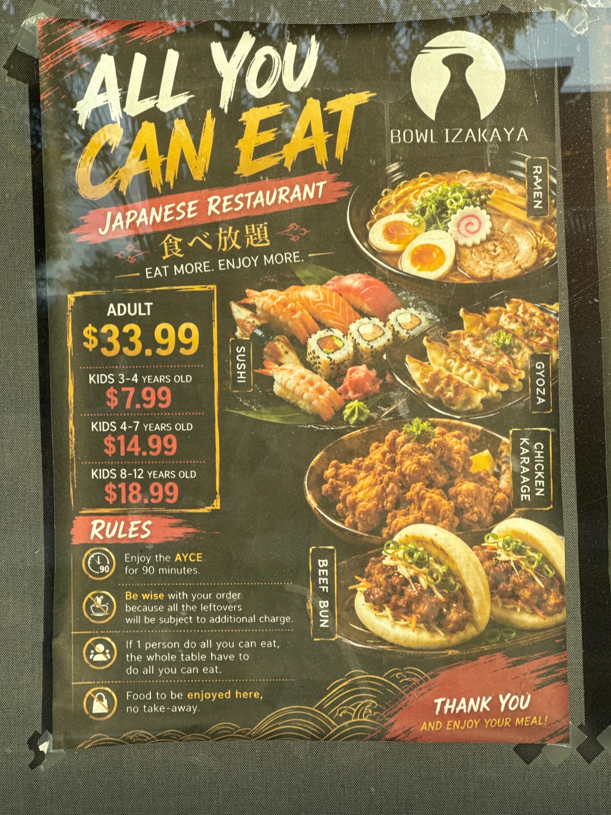 Bowl Izakaya Japanese deal in Longmont
