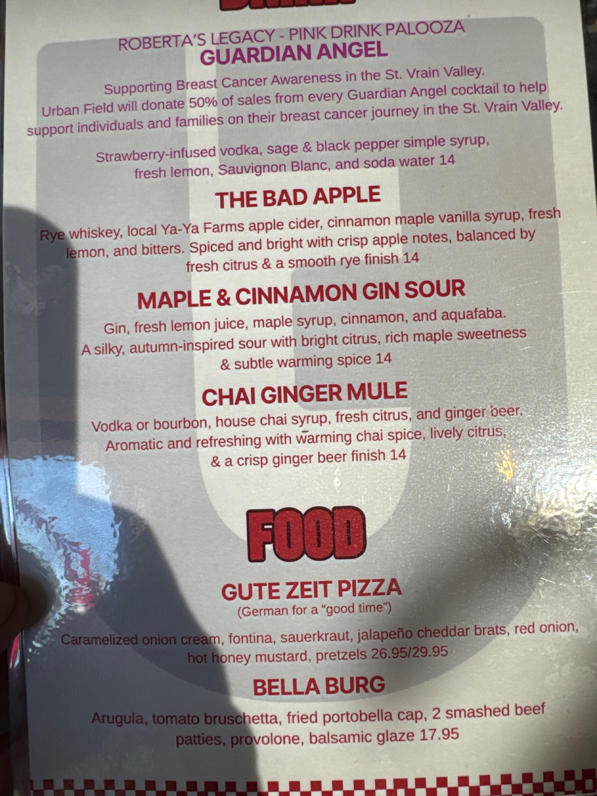 Urban Field Pizza and Market Pizza deal in Longmont