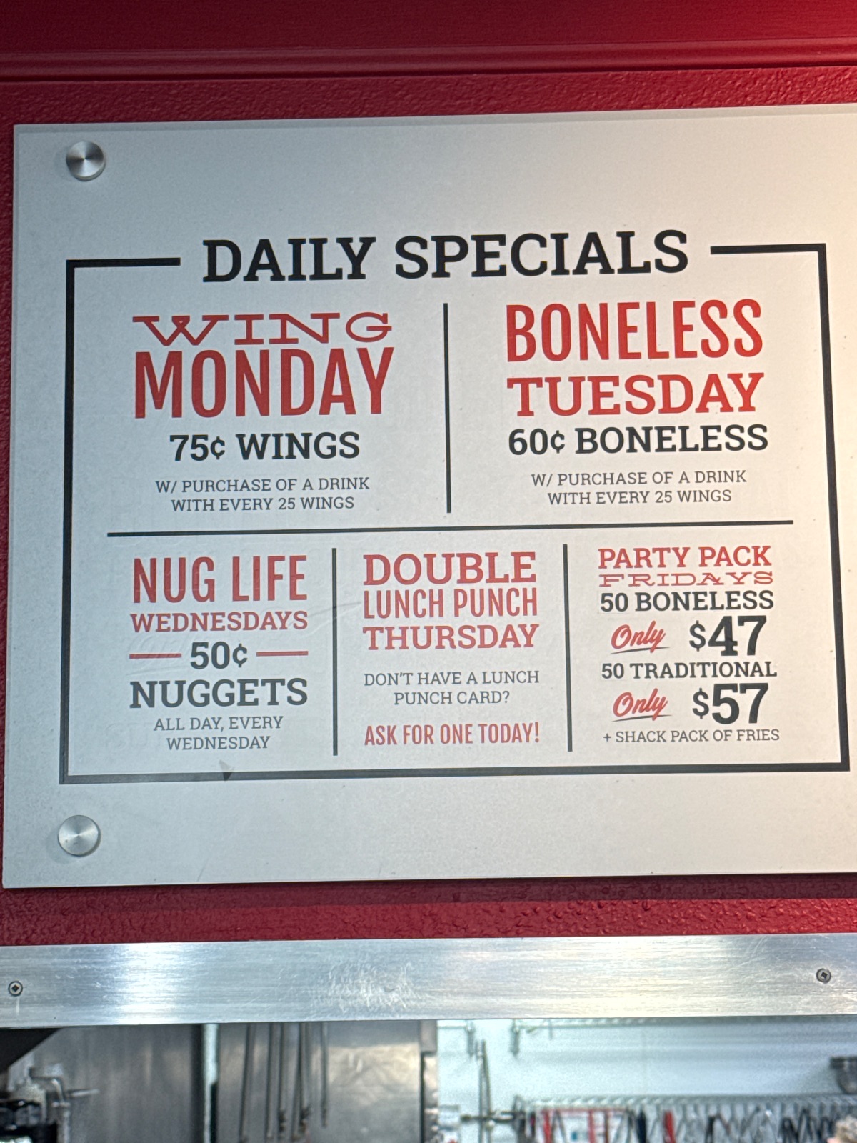 Wing Shack Longmont Chicken deal in Longmont