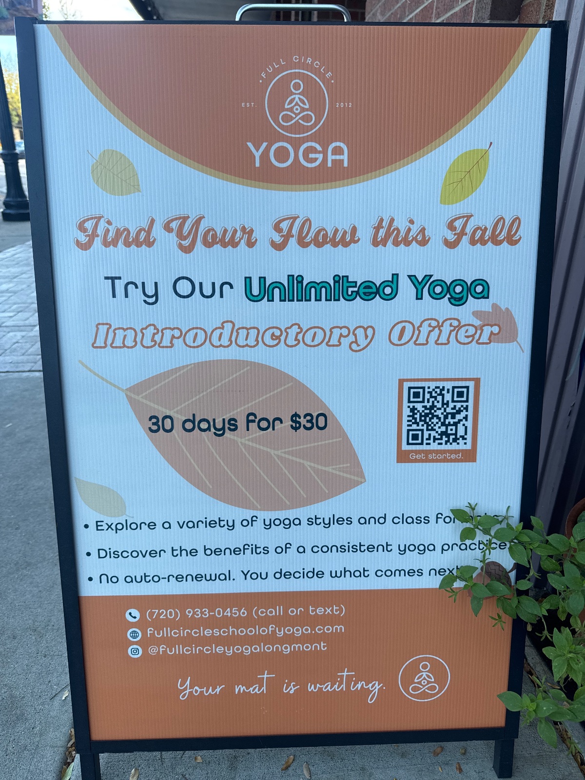 Full Circle Yoga Yoga deal in Longmont