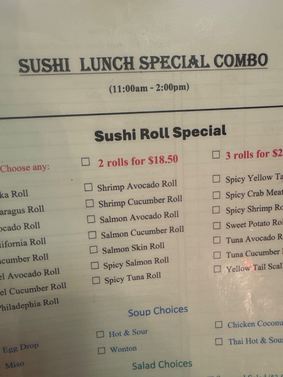 East Moon Sushi deal in Longmont