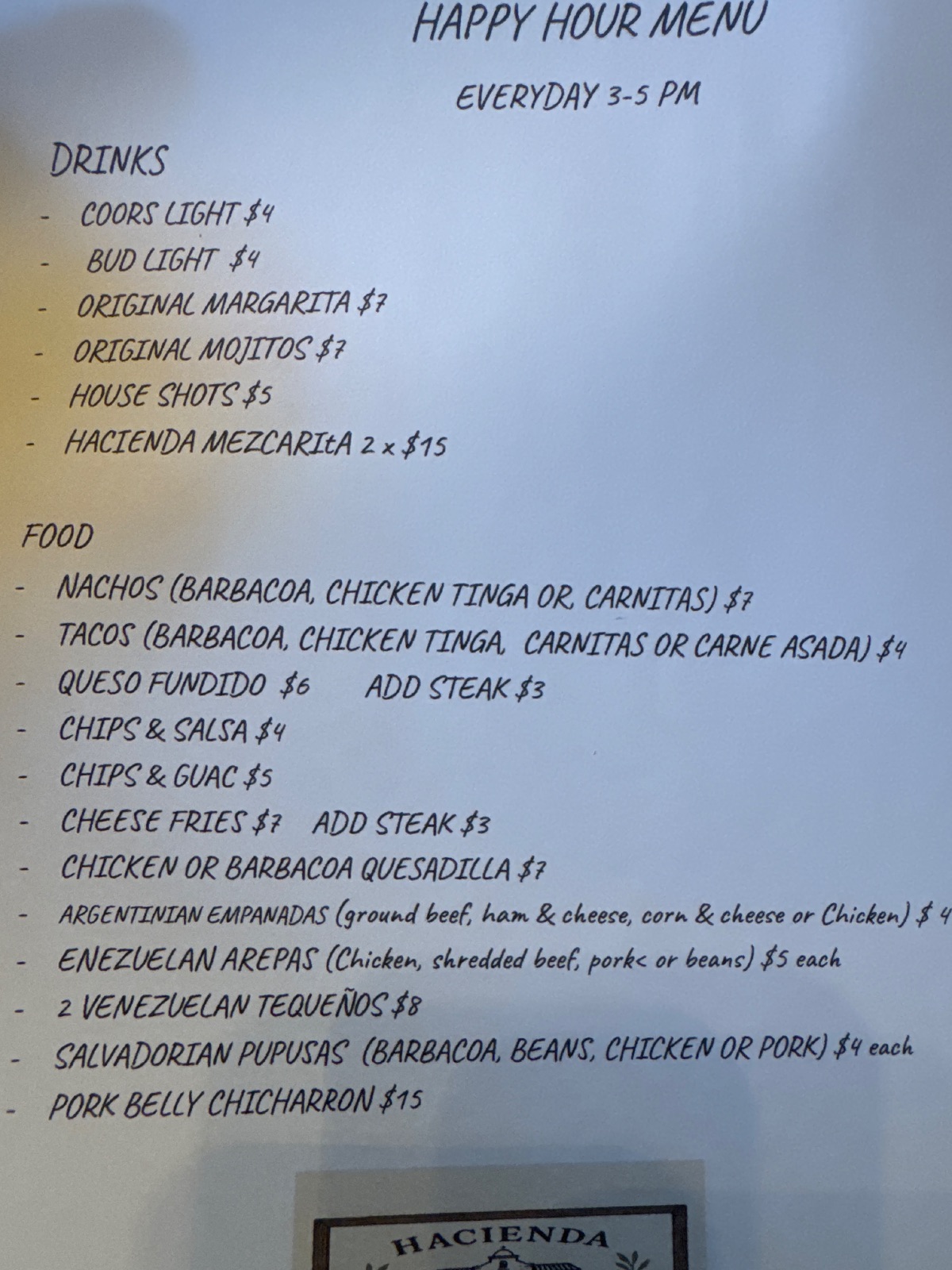 Hacienda San Raphael Cocina Latina Latin deal in Longmont